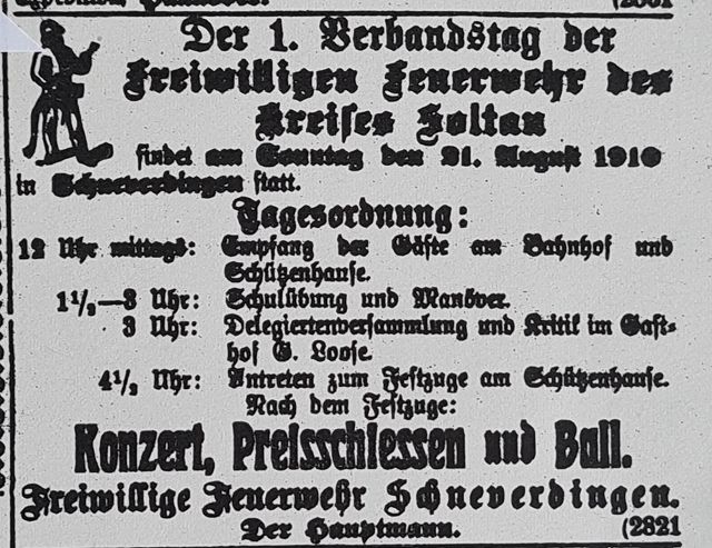 BZ-Anzeige 1910
