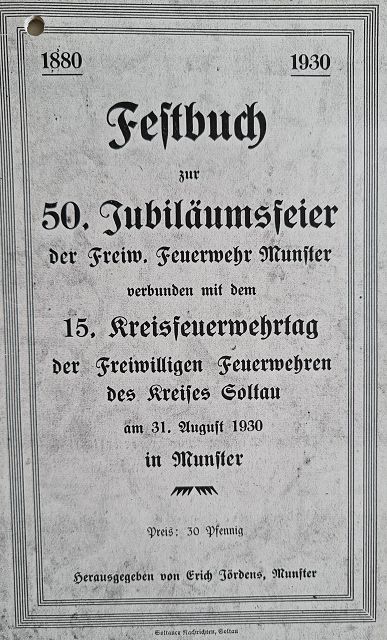 Festbuch 50. Jubiläum 1930